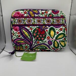 Vera Bradley Viva La Vera E-Reader‎ Tablet Sleeve Floral Quilted NWT